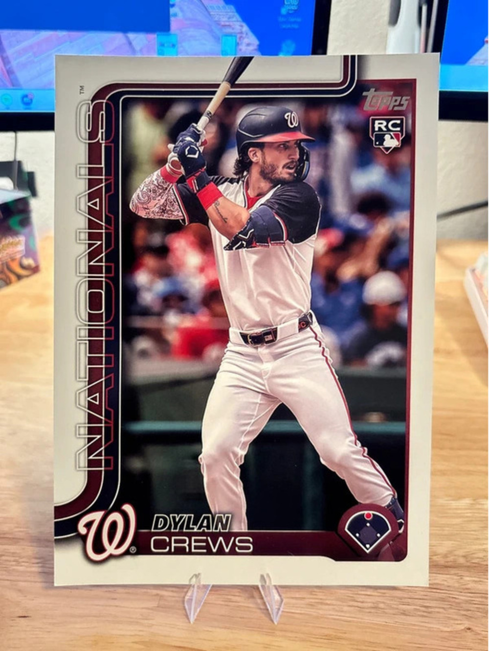 Dylan Crews RC Jumbo Oversized OTC-9 2025 Topps Companion Card Image Variation
